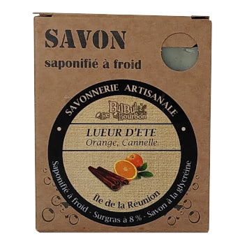 Savon Lueur d'été (Orange cannelle) 100g