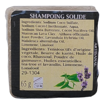 Shampoing solide Préventif tea tree lavandin 65g
