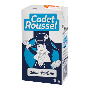 Lait 1/2 écrémé brique 1L