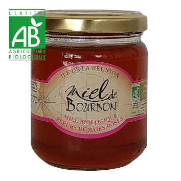 Miel Bio Fleurs de baies roses 250g