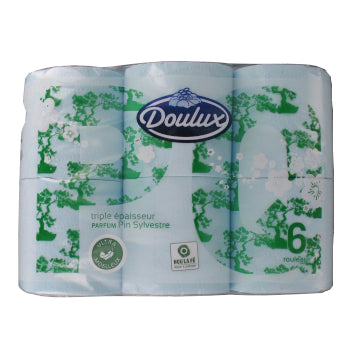 Papier toilette Pin sylvestre Doulux 3 plis x6