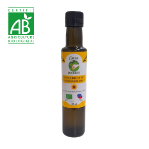 Huile de tournesol Bio (pressé à froid) 250ml