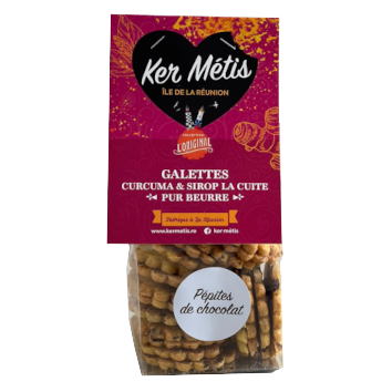 Galettes Métis - curcuma, pépites de chocolat 120g