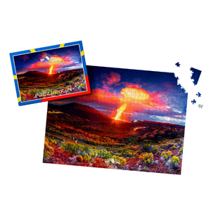 Puzzle 1000 pièces - Le Volcan