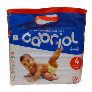 Couche Cabriol n°4, 9-18kg x28