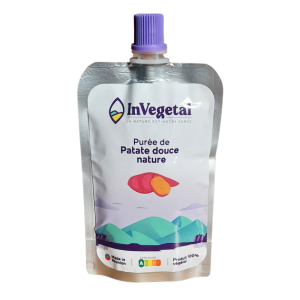 Purée de patate douce nature 90g  DLUO : 19/09