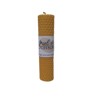 Bougie en cire d'abeille 13,5cm