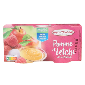 Purée Pomme et Letchi 4x90g