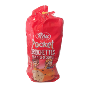 Briochettes choco Pocket 6x30g DLUO :