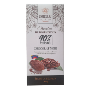 Chocolat de Bourbon Noir 90% Cacao 100g