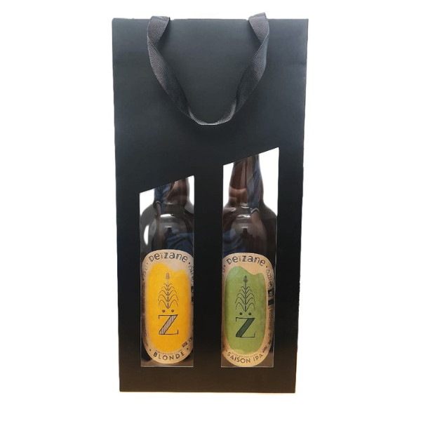 Coffret Bières BIO Peïzane Blonde et IPA 2x75cl