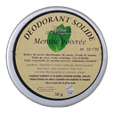 Déodorant solide Menthe poivrée 50g