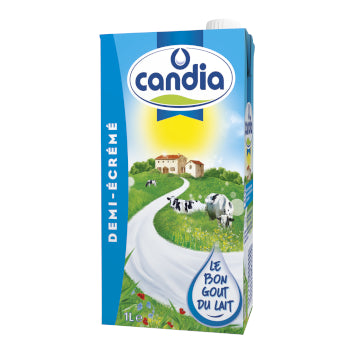 Lait 1/2 écrémé brique 1L