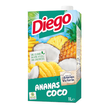Boisson Ananas coco brique 1L (anti-gaspi) DLUO: 31/10