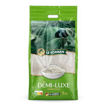 Riz demi-luxe grains longs 5kg