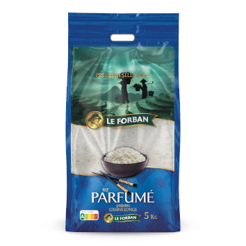 Riz parfumé jasmin grains longs 5kg