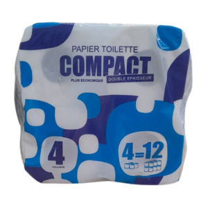 Papier toilette Compact Eco 2 plis x4