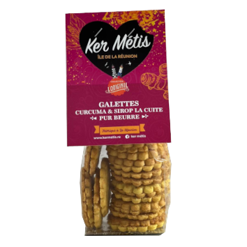 Galettes Métis - curcuma, sirop la cuite 140g