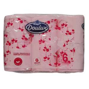 Papier toilette Orchidée Doulux 3 plis x6