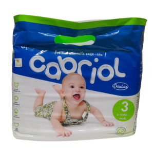 Couche Cabriol n°3, 4-10kg x30