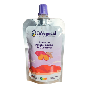 Purée de patate douce et curcuma 90g DLUO : 25/09