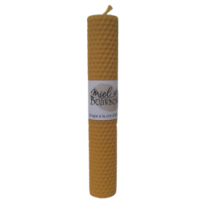 Bougie en cire d'abeille 20cm