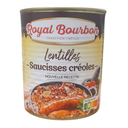 Lentilles saucisses créoles 840g
