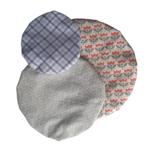 Lot de 3 couvre-plats Diam. 13, 20, 25cm