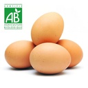 Oeufs BIO Fermiers x12 (ponte : 11/10)